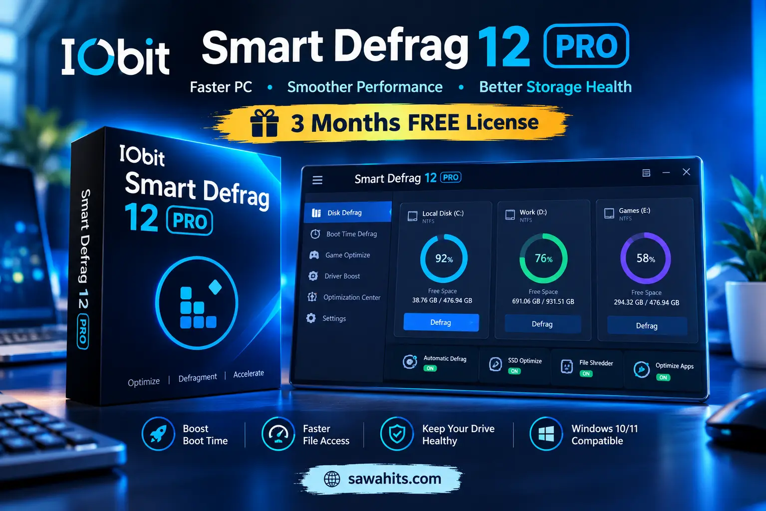 IObit Smart Defrag Review 2026 + Pro Giveaway License Key